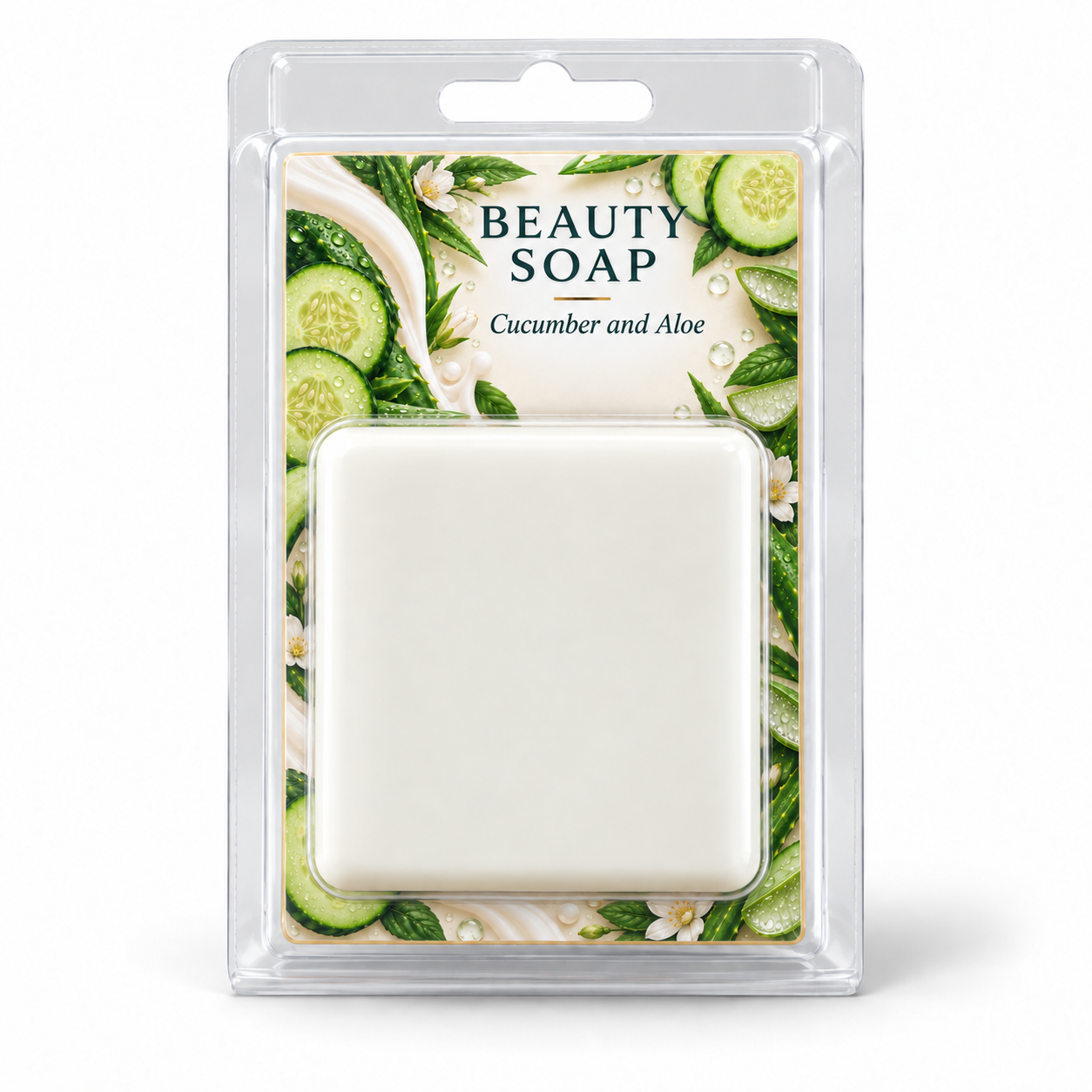 Cucumber and Aloe beauty soap bar