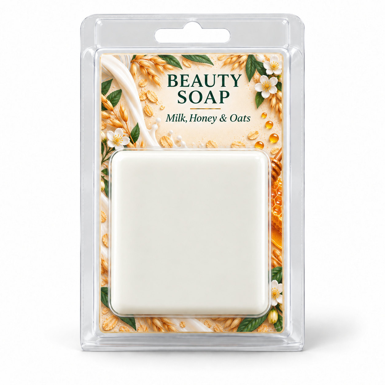 Milk, Honey and Oats beauty soap bar