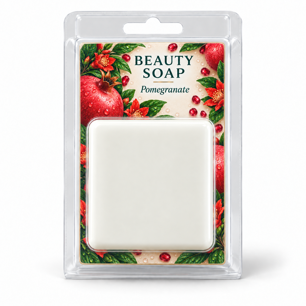 Pomegranate beauty soap bar